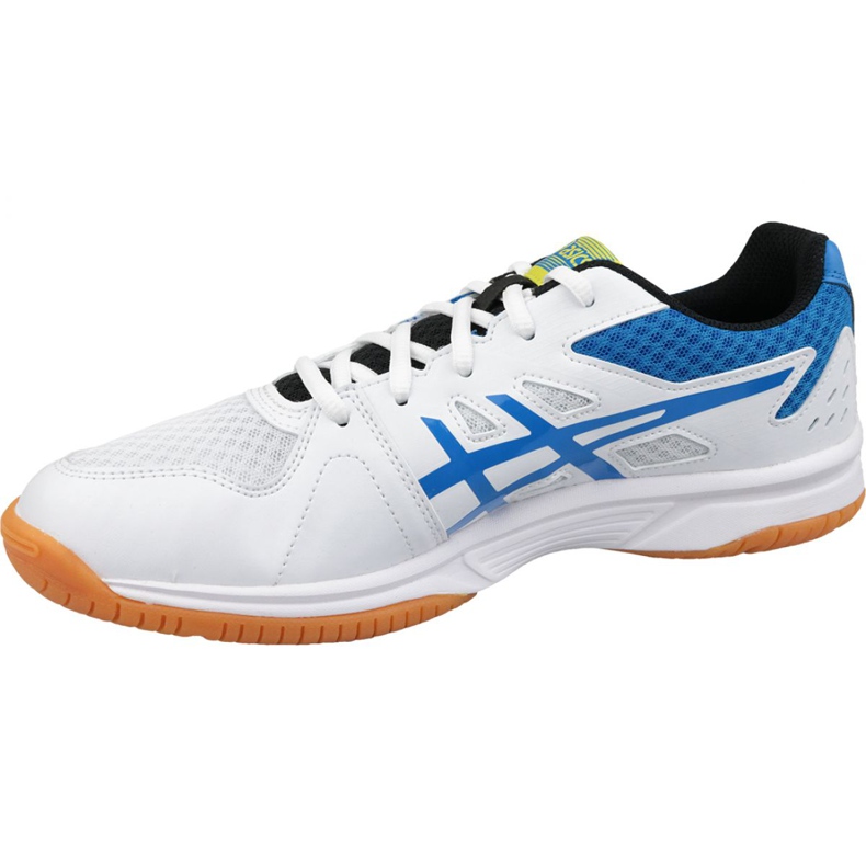 Tênis Asics Upcourt 3 M 1071A019-104 de vôlei multicolorido branco 1