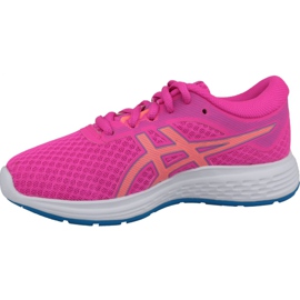 Tênis de corrida Asics Patriot 11 Gs Jr 1014A070-700 rosa 1
