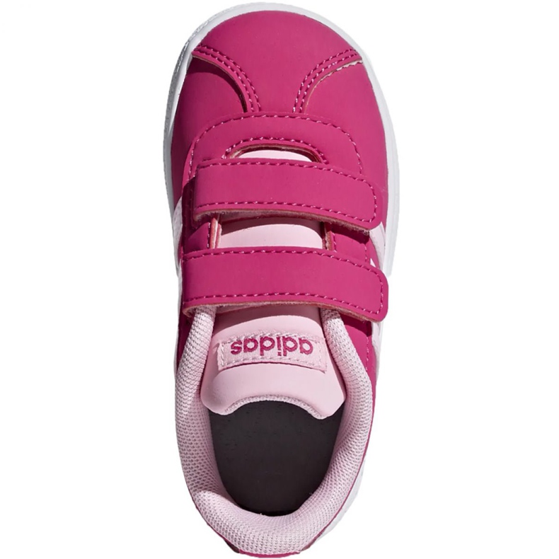 Sapatos Adidas Vl Court 2.0 Cmf Jr F36406 rosa 1