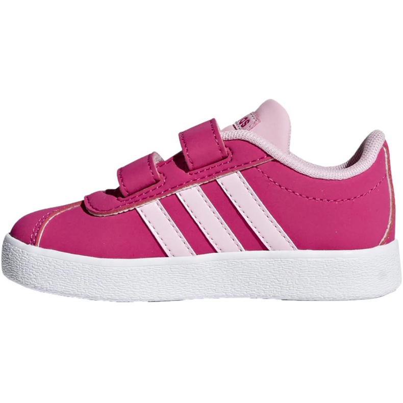 Sapatos Adidas Vl Court 2.0 Cmf Jr F36406 rosa 2