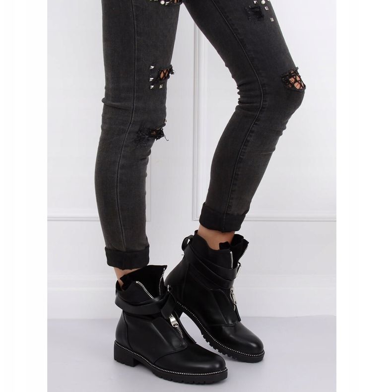 Botas militares pretas NC821 Pretas preto 2