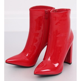 Botas de salto alto lacadas vermelhas NS065P Vermelho 2 Botas de salto alto lacadas vermelhas NS065P Vermelho 2