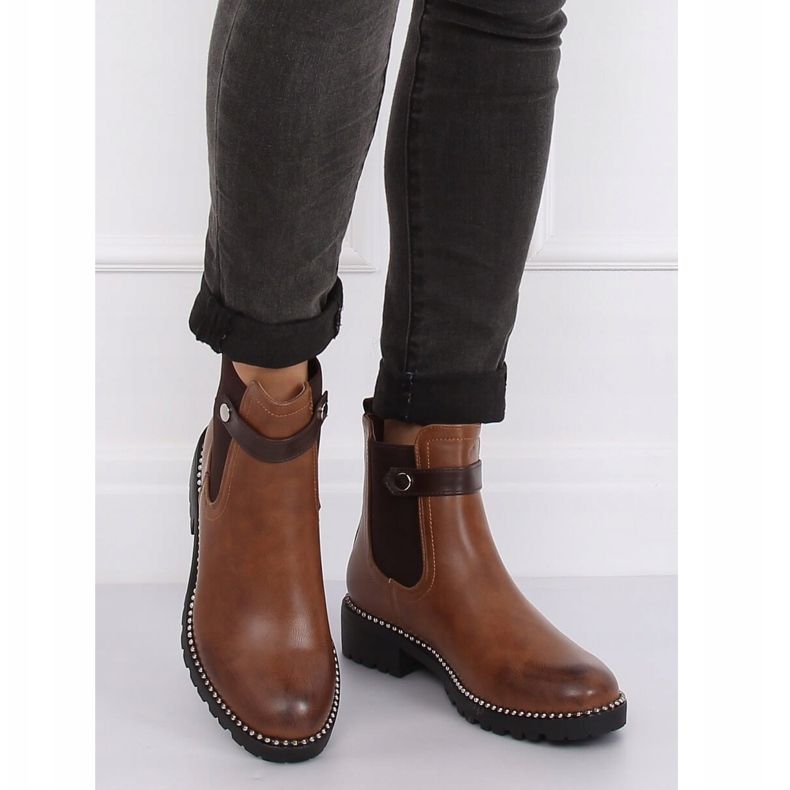 Botas marrons para mulheres botas Jodhpur marrons NC886 Camel marrom 1