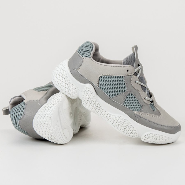 SHELOVET Tênis cinza da moda 1