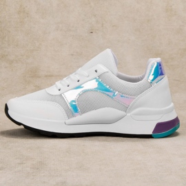 SHELOVET Calçados esportivos confortáveis branco 1