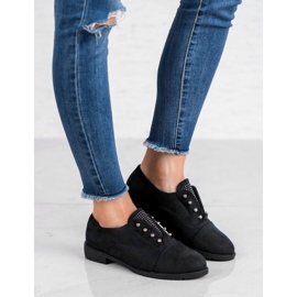 Nio Nio Sapatos deslizantes preto 1