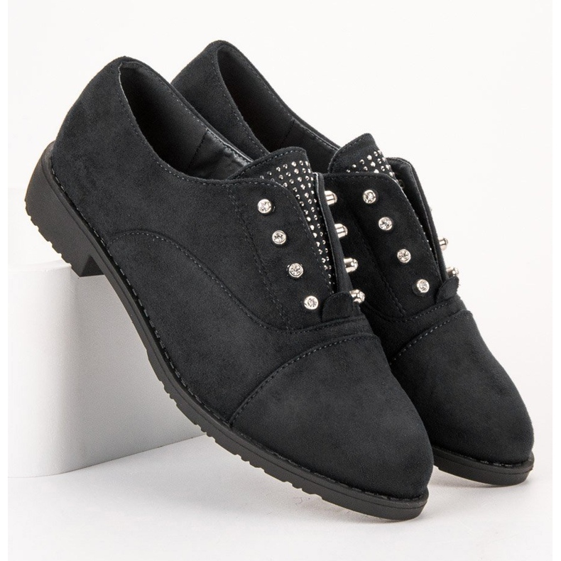 Nio Nio Sapatos deslizantes preto 2