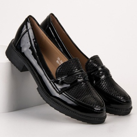 Bestelle Mocassins lacados preto 1