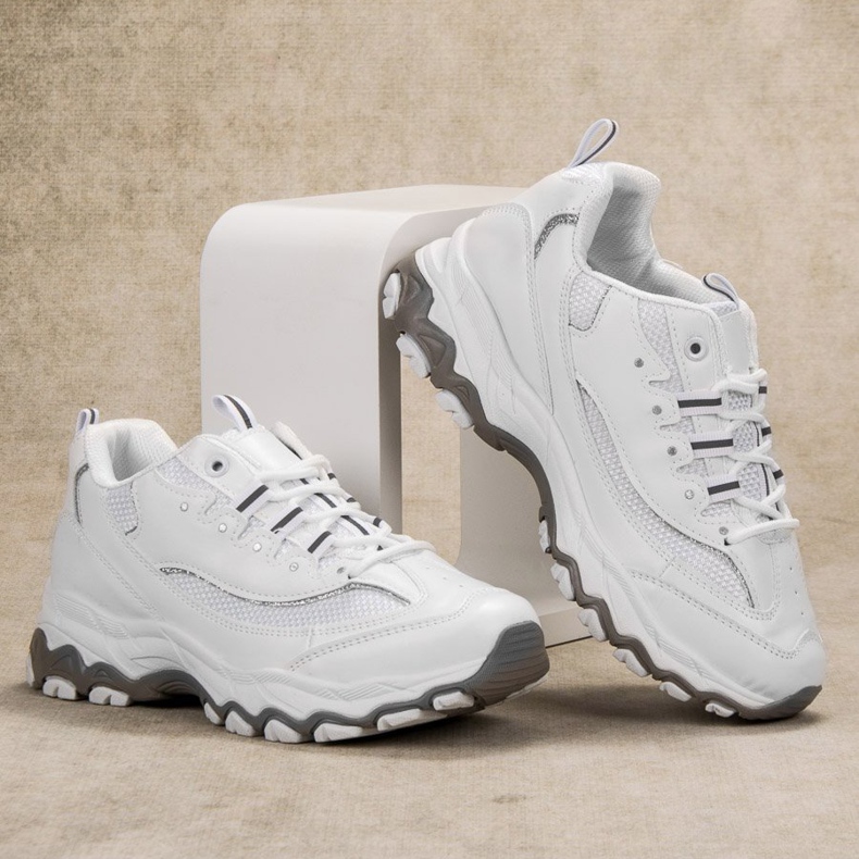 SHELOVET Calçados esportivos confortáveis branco 1