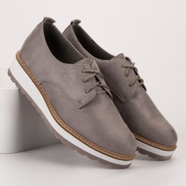 Marquiz Sapatos femininos cinza 1