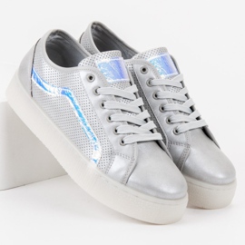 SHELOVET Calçados Femininos Casuais cinza 2