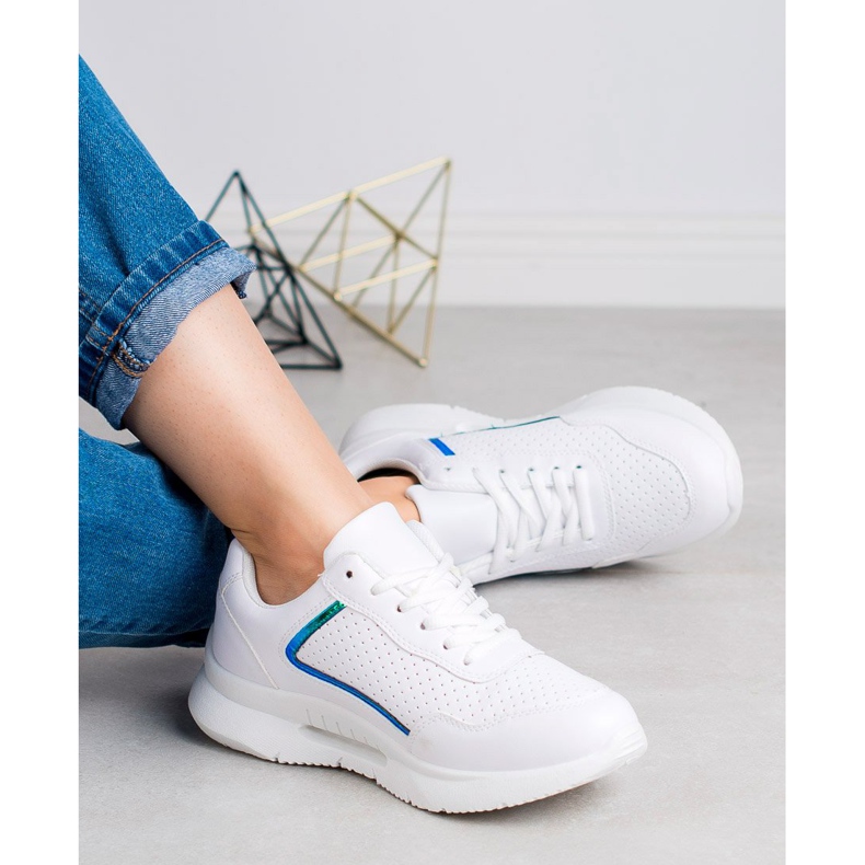 SHELOVET Calçados esportivos femininos branco 1