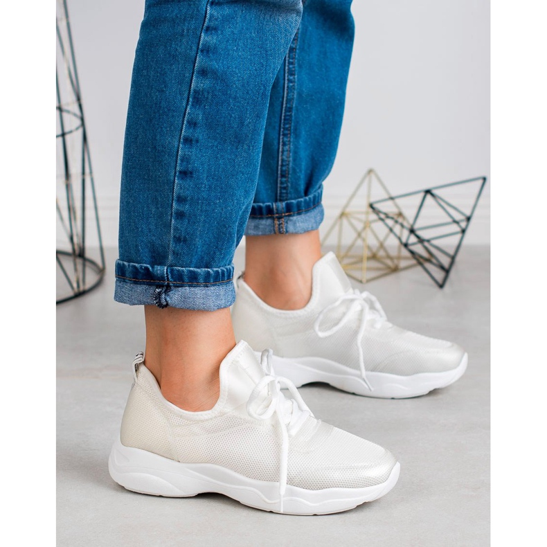 SHELOVET Calçados Esportivos Slip-on branco 2