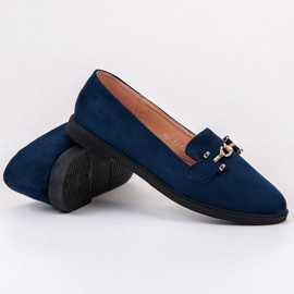 SHELOVET Suede Lords azul marinho 1