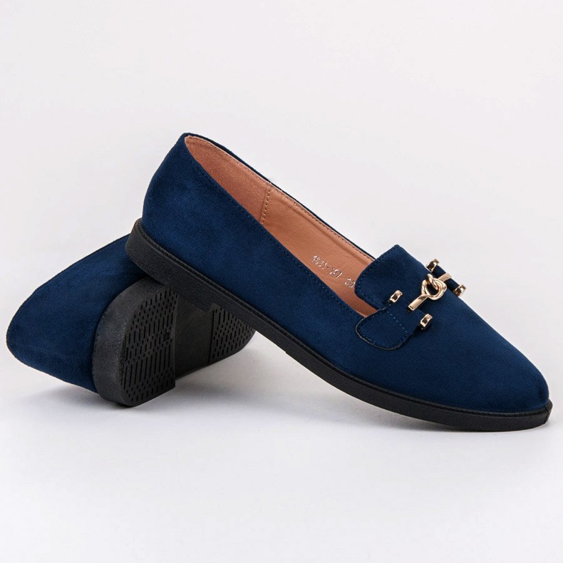 SHELOVET Suede Lords azul marinho 1