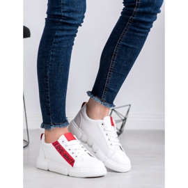 Jumex Calçados esportivos confortáveis branco 2