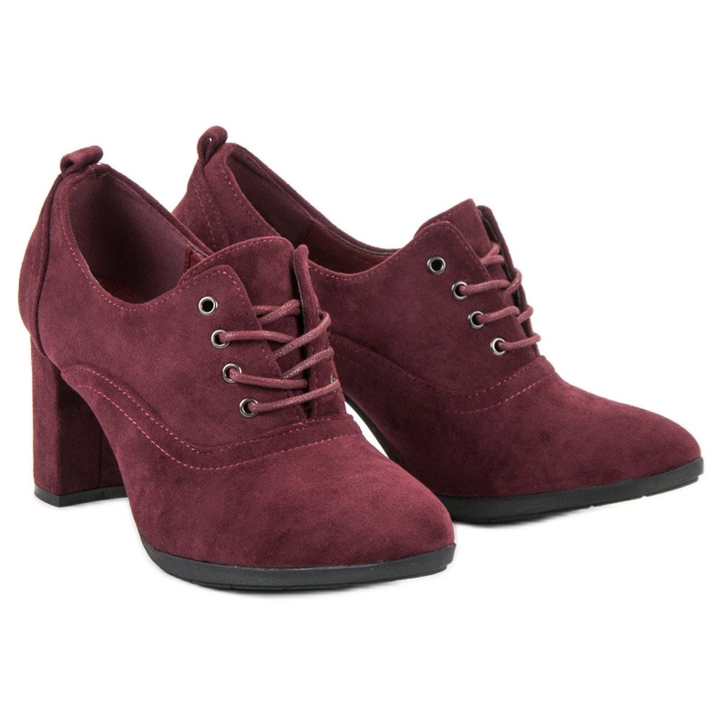 Nio Nio Botas femininas elegantes vermelho 1