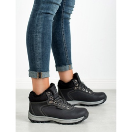 Ax Boxing Calçado para trekking quente preto 2