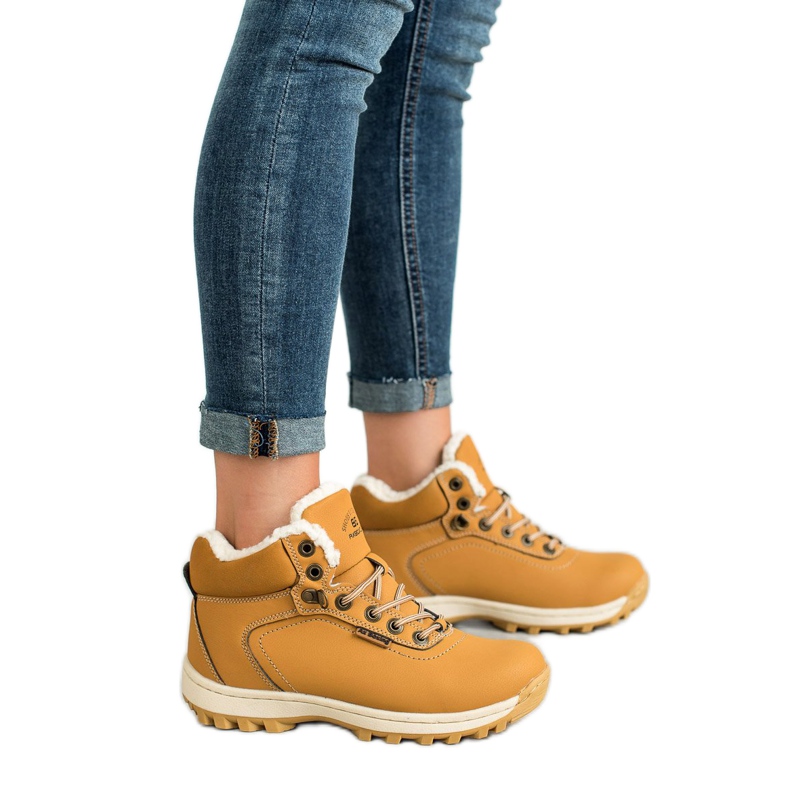 Ax Boxing Calçado para trekking quente amarelo 2