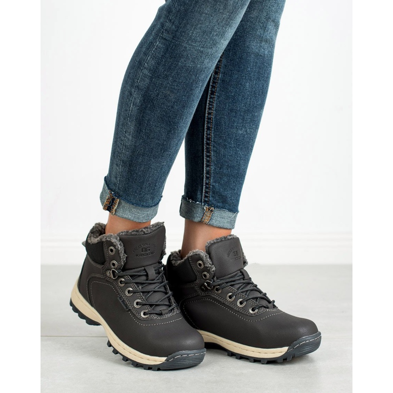 Ax Boxing Calçado para trekking quente cinza 2