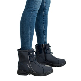 Ax Boxing Botas de neve da marinha azul 2 Ax Boxing Botas de neve da marinha azul 2