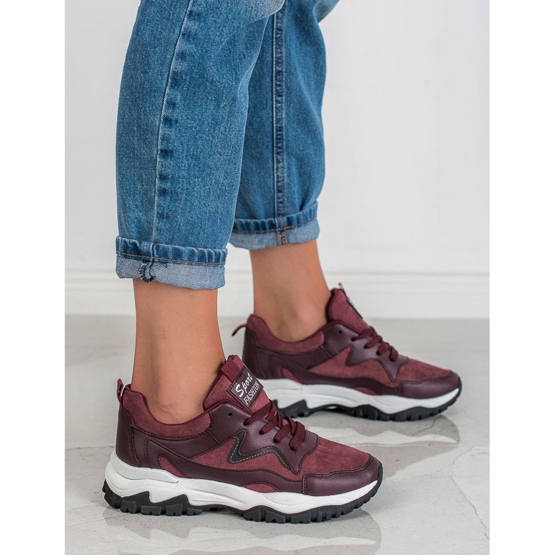 Ax Boxing Calçados Esportivos Burgundy vermelho 1