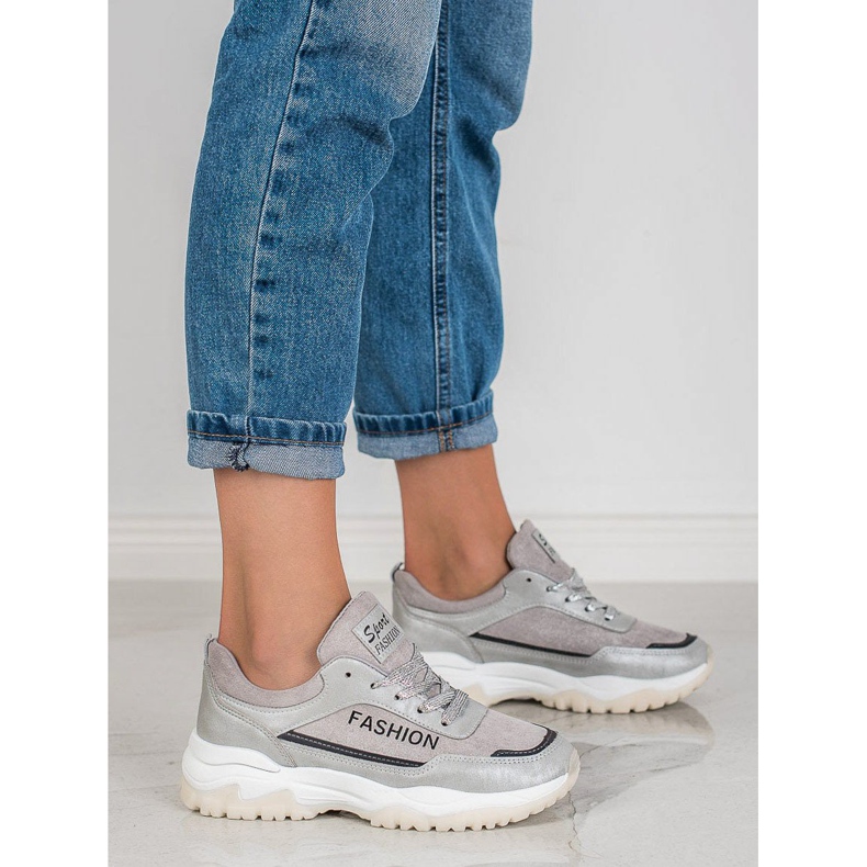 Ax Boxing Calçados esportivos da moda cinza 2