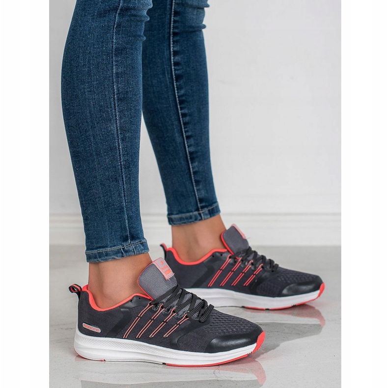 Ax Boxing Calçados esportivos leves preto rosa 2