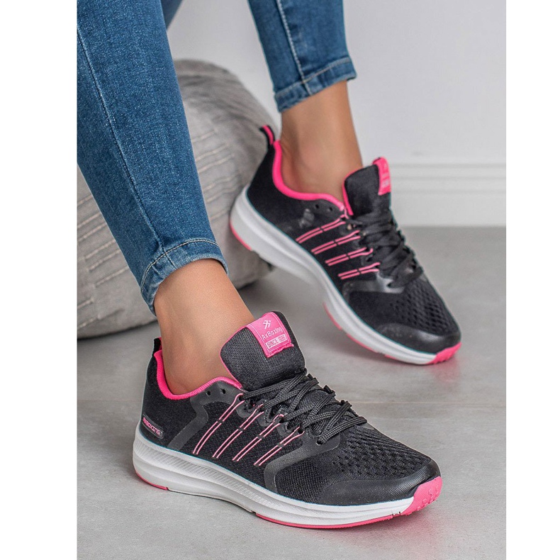 Ax Boxing Calçados esportivos leves preto rosa 2