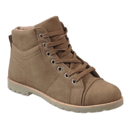 Botas de amarrar cáqui BK-77 bege 1 Botas de amarrar cáqui BK-77 bege 1