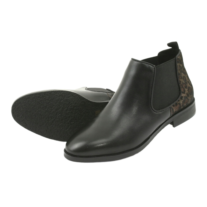 Caprice Botas de couro feminino 25327 preto 5