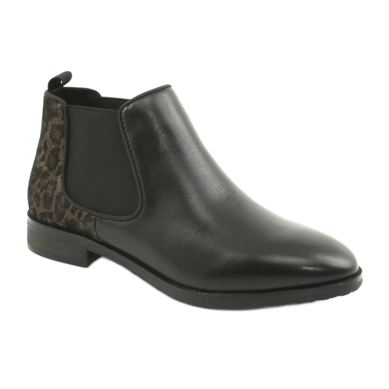 Caprice Botas de couro feminino 25327 preto 1
