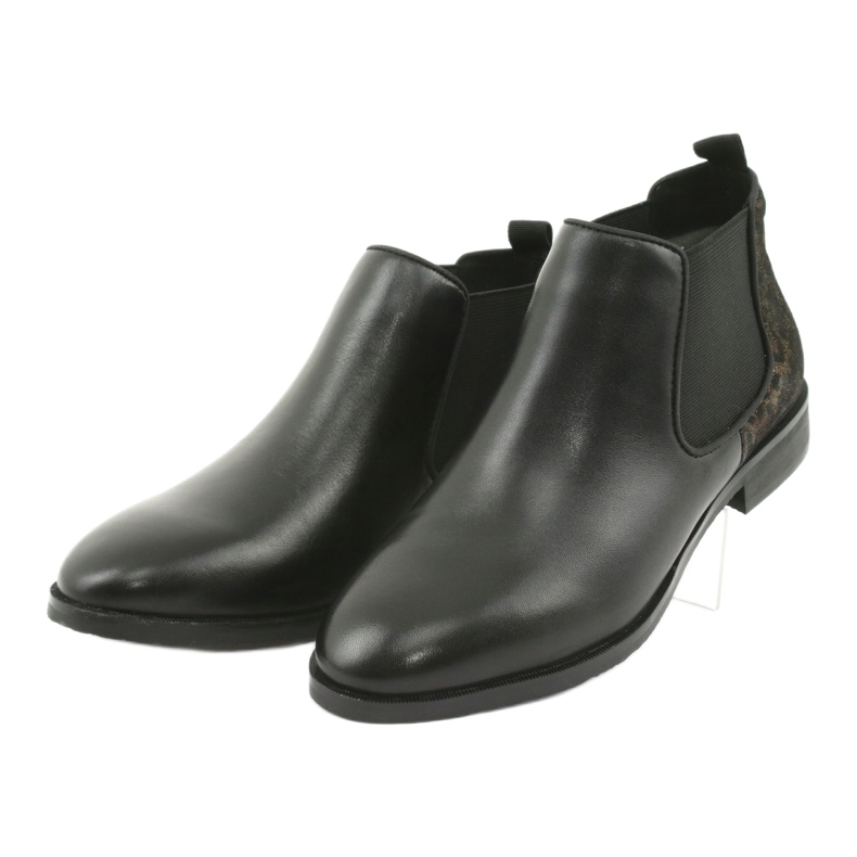 Caprice Botas de couro feminino 25327 preto 3