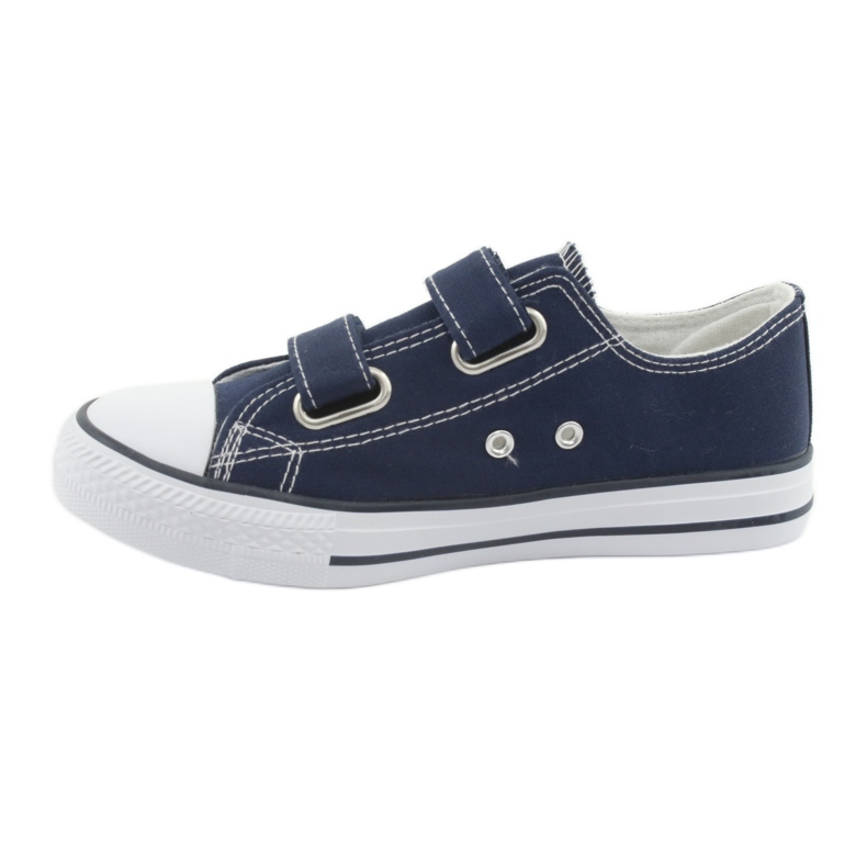 Atletico Tênis velcro azul marinho branco azul-marinho 2