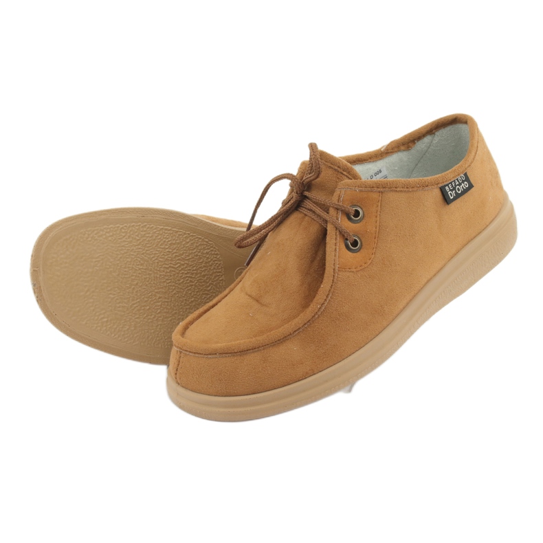 Sapatos femininos Befado pu 871D005 castanho 4