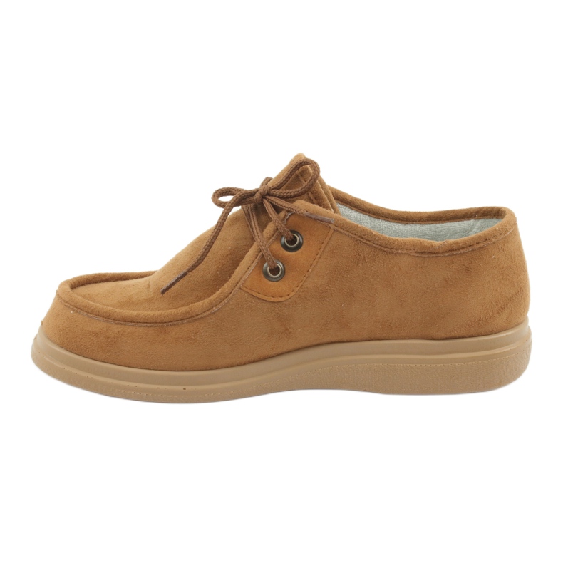 Sapatos femininos Befado pu 871D005 castanho 2