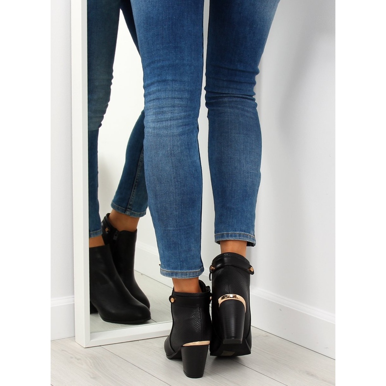 Botas pretas de salto alto F167 pretas preto 1