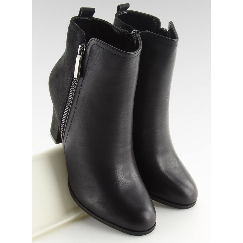 Botas pretas de salto alto Z191 pretas preto 1