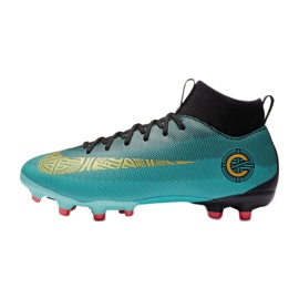 Chuteiras Nike Mercurial Superfly 6 Academy Gs CR7 Mg Jr AJ3111-390 azul 1