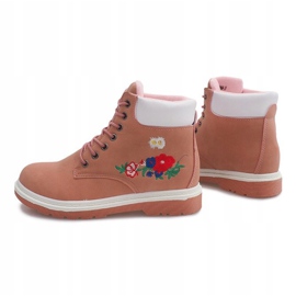 Botas quentes de madeira SJ1669-3 rosa 2