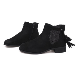 Botas de camurça Jodhpur W132 Preta preto 2