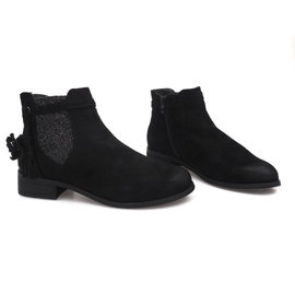 Botas de camurça Jodhpur W132 Preta preto 1