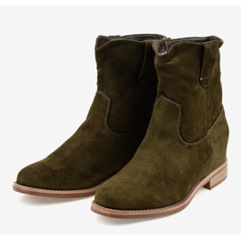 Botas deslizantes de camurça verde NC837 2