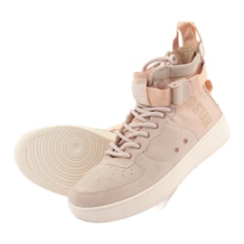 Big Star High Eco-Leather Sneakers 274658 Powder Pink rosa 5