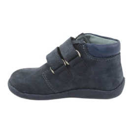 Mazurek Leather Boys com velcro 341 azul marinho 2