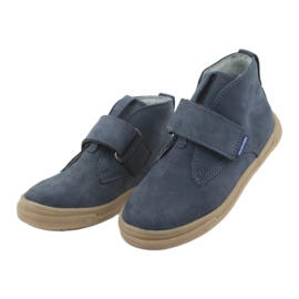Botas de velcro Mazurek 106 azul marinho 3