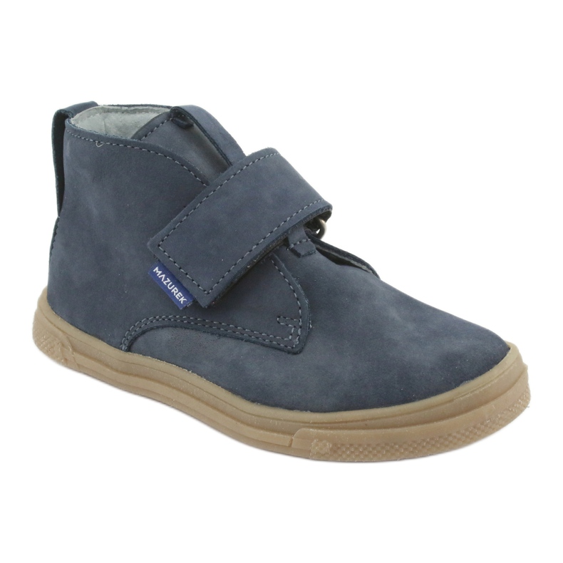 Botas de velcro Mazurek 106 azul marinho 1