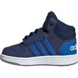 Calçado infantil Adidas Hoops Mid 2.0 EE6714 azul marinho 2