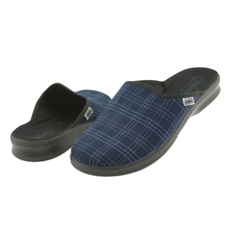 Sapatos masculinos Befado pu 548M010 azul marinho azul 4