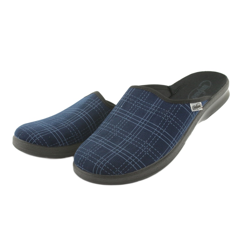 Sapatos masculinos Befado pu 548M010 azul marinho azul 3